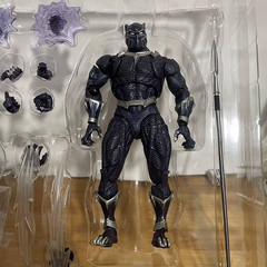 Amazing Yamaguchi Revoltech Black Panther Action Figure New In Box 6in China Ver