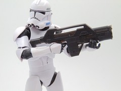 1:12 Custom Sci-Fi Laser Pulse Blaster Rifle Weapon for 6″ STAR WARS Figures