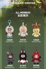 Pop Mart Dear Birds Series – Baby Molly My Sweet Trouble Plush Keychain – Open