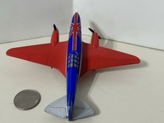 Disney Pixar Planes British Bulldog no.11 Die-cast Plastic Toy Plane Mattel Toys