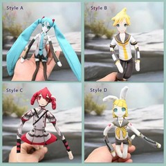 Vocaloid Plush Toy Twistable Wire Frame Poseable Anime Stuffed Doll Figure