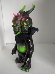 Lulubell X Realxhead Dokurocks Man Chaos RxH Real Head Skull Toys Kaiju Sofubi