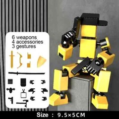 3d Printed Robot Toy Articulated Movable Action Figure Shapeshift dummy toys Kit