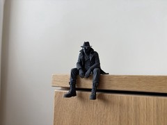 Spider-Noir Sitting on Ledge Figure | Spiderman