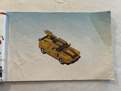 Hasbro Kre-o Transformers Bumblebee 335 Pieces (MANUAL ONLY)