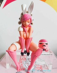 New Coolrain Labo Rabbit Trooper Pure White Dark Grey Pink Red Toy Gift Figure