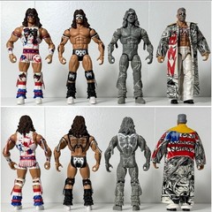 Ultimate Warrior WWE Mattel Elite Legends 1/5 Defining Moments 1/15 Set ALL 4