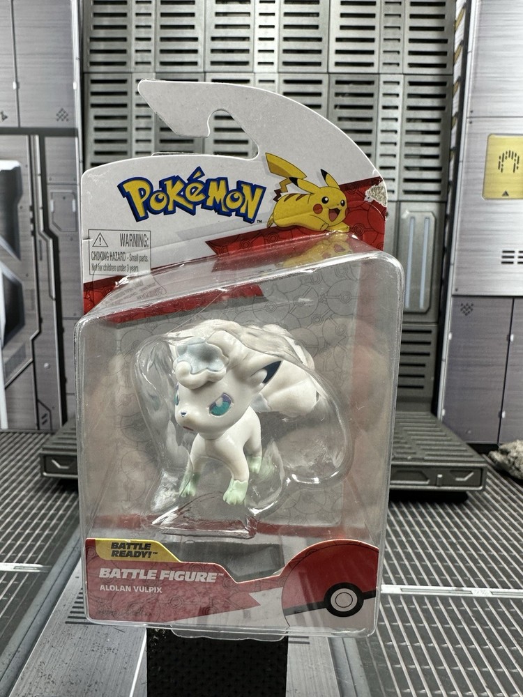 Pokémon Battle Figure Alolan Vulpix Wicked Cool Toys / Jazwares NEW NON-MINT BOX