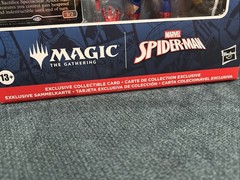 Marvel Legends Magic the Gathering Battle Damaged Spider-Man NIB Fast Ship