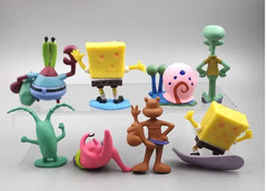 SpongeBob Characters-8 figures-PVC-NEXT DAY FREE SHIPPING