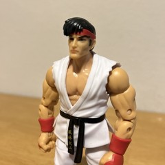 Playmates Street Fighter Vs. TMNT Ninja Turtles Ryu Loose Action Figure