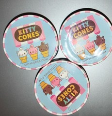 Kitty Cones Erasers Series 1 – Yumi White Kitty Ice Cream Erasers New LOT OF 3