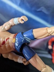 Super Fighter Figures Street Fighter Knock Off Ken Zangief Sagat Glued GI Joe 90