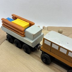 Thomas the Train Catherine Tank Engine Wooden Railway & Tender VTG 1999 Allcroft