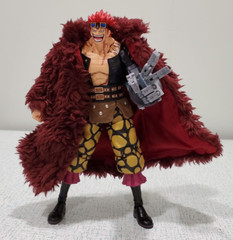 KC-KD-LTC: 1/12 Wired Fur Coat for One Piece SHF Eustass Kid Action Figure