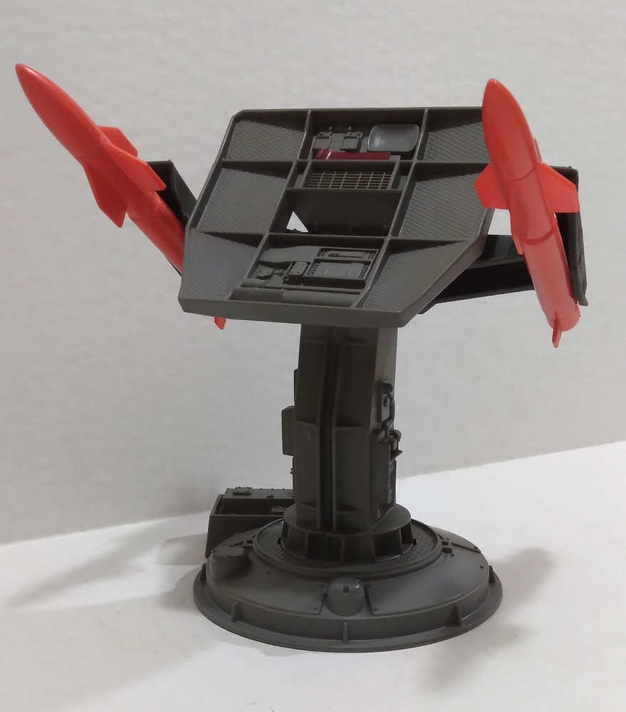 GI Joe Air Defense Battle Station, Vintage 1985, missing fin on missile, Hasbro