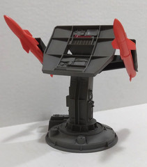 GI Joe Air Defense Battle Station, Vintage 1985, missing fin on missile, Hasbro