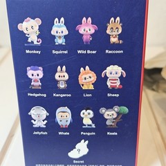 Authentic How2work POP MART The Monsters Animals Penguin Figure Box Card Bag
