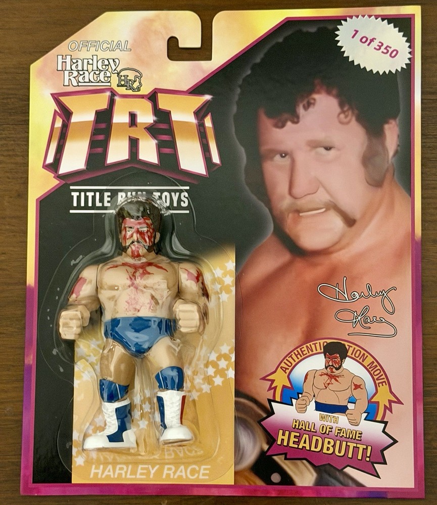 Title Run Toys Harley Race BLOODY Variant Wrestling Figure 1/350