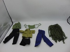 Vintage GI Joe 12″ Huge Lot 1990’s Accessories Camo Outfit Army Parachute