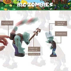 PvZ Game Figures 12 pcs – Realistic Characters, Interactive Play, Great Gift