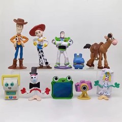 TOY STORY 5 Figure Play Set DISNEY Pixar PVC Lilypad JESSIE Woody BULLSEYE Forky