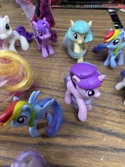 My Little Pony Toy Lot, 19 Various Ponies & Sizes, Used