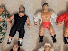 AWA Remco Lot 22 Figures w Accessories – WWF Hasbro LJN Vintage Wrestling