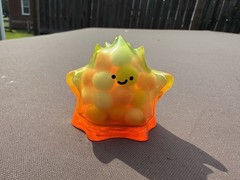 POPMART x YUKI – Transparent Series – Burning Sun Vinyl Figure New Without Box