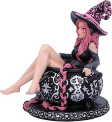 Nemesis Now Baie Rose Sugar and Spice Figurine 14.4cm, Resin, Black/Pink, Pinked