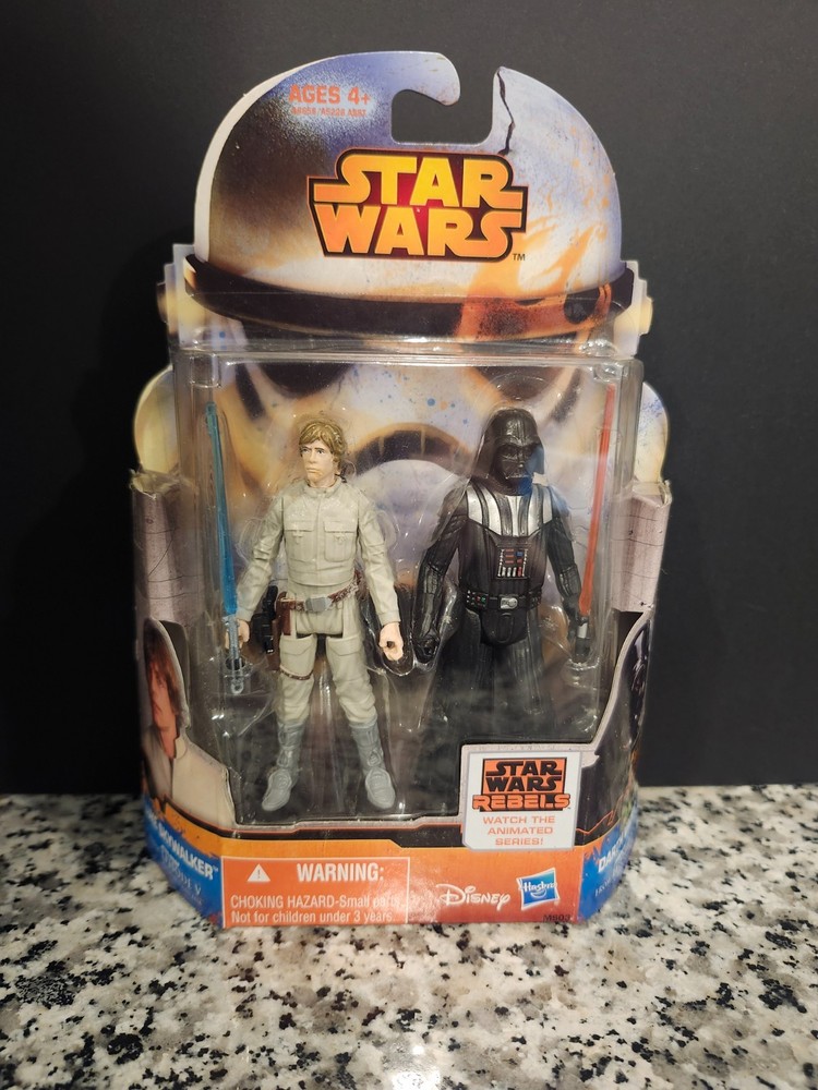 Luke Skywalker & Darth Vader MS03 STAR WARS Mission Series NEW MIB