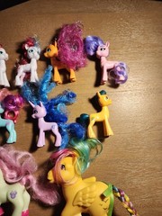 Lot Of 13 Pony Toys, Figurines, Figures Small Various Types See Photos