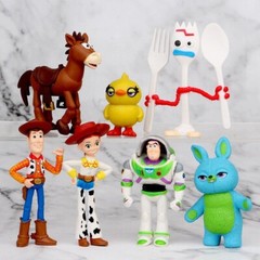 Toy Story 4 PVC Toy Set of 7 Figures Cake Topper US Seller Free Shipping