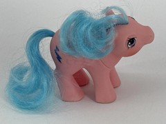 Hasbro Firefly My Little Pony G1 Pegasus Pink Blue Lightning 1983 White