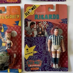 Pee-Wee’s Playhouse 5 Figures LOT 1988 Matchbox Scooter Miss Yvonne SEALED