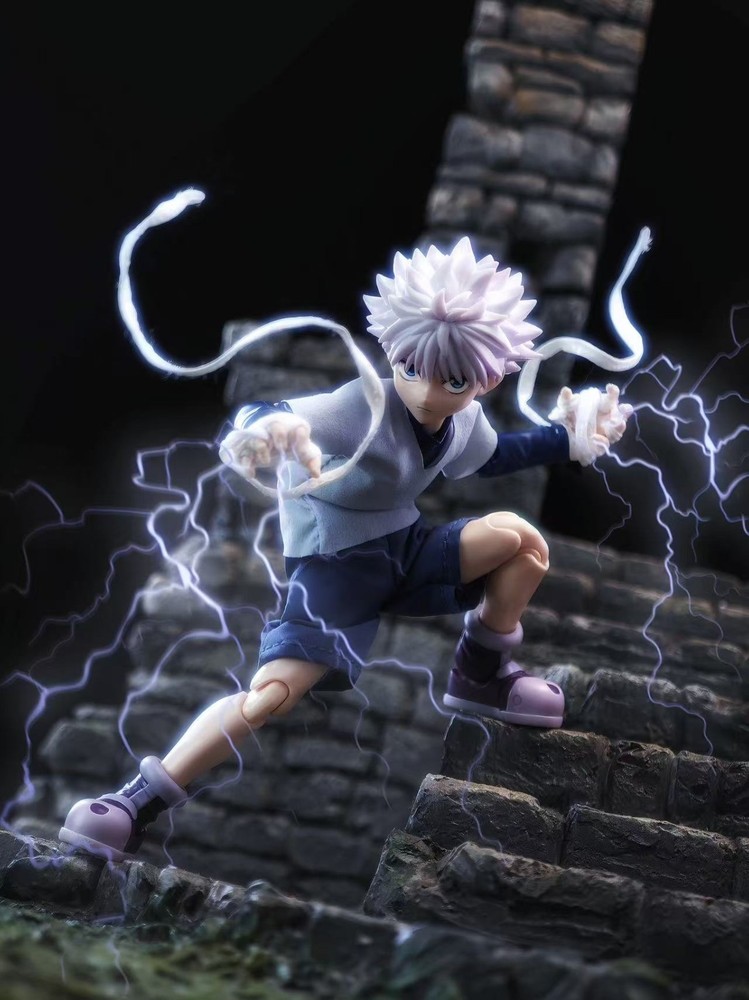 1/12 Custom Wired Clothes Set For 6” SHF Killua Zaoldyeck Action Figure New