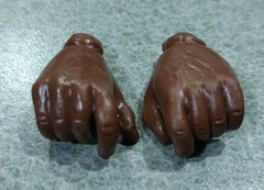 CXR Repro Marx Johnny West Levi Nolan Jed Gibson Pair of Hands Nice Replacements