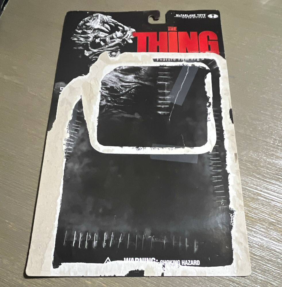 McFarlane Toys Movie Maniacs The Thing Action Figure Cardback Blister Card