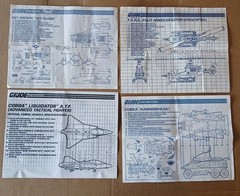 Vintage Lot of 14 GI Joe Blueprints