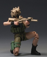 New Painted 1/18 Girl 3.75″ Male Soldier Articulated Action Figure Xmas Gift