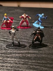 Jada DC Comics Nano Metalfigs Mini Figures Superheroes Die-Cast Metal Lot of 17