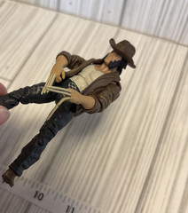 2009 Hasbro Marvel Origins Wolverine Logan With Motorcycle FIGURE ONLY 3.75″