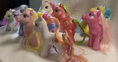MLP My Little Pony G3 9 Ponies. Hasbro Pony Lot 6” Ponies 1-3” Pony 2002-2005