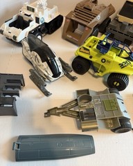 Lot of 10 Vintage 80s/90s GI Joe Vehicles & Parts Incomplete As Is