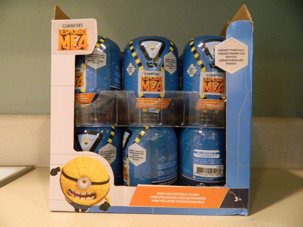 Lot of 12 Despicable Me 4 Mini Mystery Collectible Plush Series 1 Blind Capsules