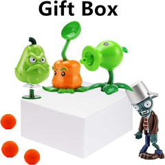 4 PCS Plant vs Zombies Toys Action Figures Zombies PVZ Toys Sets Gifts for Kids