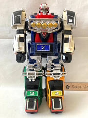 BANDAI Power Rangers Carranger DX RV ROBO TURBO Megazord Zord 1996 Made in Japan