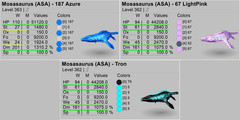 Ark Survival Ascended PVE Mosasaurus TOP STATS
