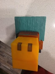 Minecraft Sniffer Action Figure with Game-Accurate Sound & Pixelated Design 2023