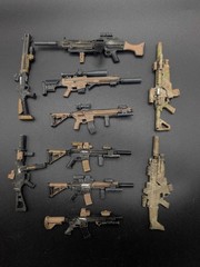 1/12 scale G.I.Joe classified desert squad 3D print weapon fodder bundle A